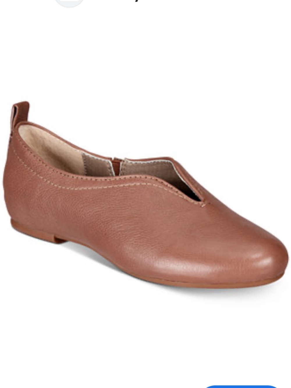 LUCCA LANE  Bayla Casual
Leather Slip On Tan Flat Ballet SZ: 7M